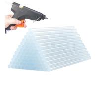 Rrlihjgu Lot de 90 bâtons de colle thermique transparente pour bois et travaux manuels Adhésif thermofusible transparent pour travaux manuels, réparations et décorations