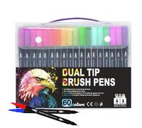 Rrlihjgu Marqueurs de peinture acrylique, marqueurs de tissu, stylos acryliques colorés à peindre, stylos de peinture acrylique portables, fournitures d'art pour et