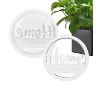 Rrlihjgu Moule à la maison, moules en silicone pour résine - Moule de silhouette suspendu | Fabrication de moules en plâtre, moule en silicone pour porte-clés, pendentif pour
