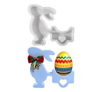 Rrlihjgu Moule à savon de lapin animal, moules de lapin pour moulage en résine, moule de lapin animal fait à la main | Outil de fabricant de décoration de Pâques pour mariage, décoration