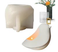 Rrlihjgu Moule pour photophore, moule en silicone pour pots de bougie en forme d'oiseau | Outil doux avec plaisir pratique, libération rapide pour résine époxy et béton dans un studio et un salon