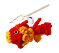 Rrlihjgu Nettoyeur de tuyaux à chenille pour travaux manuels, travaux manuels avec bâton flou de lanterne de poisson | Nettoyeur de pipes pour travaux manuels, fournitures d'art et