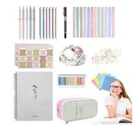 Rrlihjgu Onglets pour bibles - Cils pour chapitres de la Bible - Surligneurs, notes adhésives, stylos et décalcomanies esthétiques pour noter, enseignement, prière, étude, prise de notes et