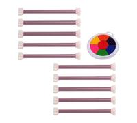 Rrlihjgu Outils de pointillage pour fleurs - Lot de 10 tampons artistiques multifonctions à double pointe pour projets de scrapbooking
