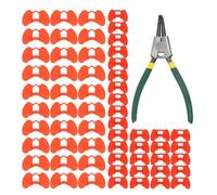 Rrlihjgu Palacos de poulet pour patio, lunettes de poulet, volaille - Gases d'animaux de compagnie Palavas d'oiseaux de coupe Featchacles Outil de pince pour poulet