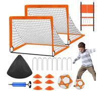 Rrlihjgu Petit filet de football pour jeunes - Kit de filet de football pop-up intérieur - Équipement de sport pour l'école, les jeux d'exercice, les activités de plein air pour les adolescents