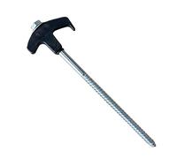 Rrlihjgu Piquets de Tente à Visser, ancrages au Sol à Visser,Piquets métalliques pour Sol phosphorescents, 20 cm - Accessoires de Tente, piquets de filetés, piquets de Camping Coupe-Vent pour