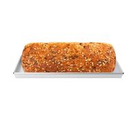 Rrlihjgu Plateau de service rectangulaire, poêle à frire - Plateau de service alimentaire en alliage d'aluminium | Feuille de bonbon de cuisine BakeKare pour la maison pour la maison, le café,