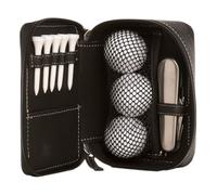 Rrlihjgu Pochette Golf pour Objets De Valeur - Porte-Tees De Golf en Cuir Portable | Organisateur De Stockage pour Voiture Voyage Golfeur Accessoires