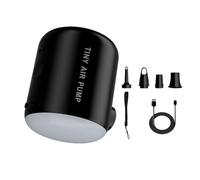Rrlihjgu Pompe flottante de piscine, batterie de pompe gonflable | Gonfleur portable rechargeable avec lumière LED, outil de soufflage électrique de 2200 mAh pour camping à la maison Patio pique-nique