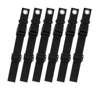 Rrlihjgu Porte-câbles d'extension - Rangement de serre-câbles - 6 pièces - Boucle de verrouillage réglable - Organisateur pour câbles - Rangement de corde - Mallette à outils - Accessoires pour la