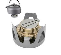 Rrlihjgu Réchaud à Alcool Camping | Brûleur Portable Extérieur Mini Pour Alcool | Réchaud Portable Compact pour Camping Randonnée Trekking Pique-nique et Activités Extérieures