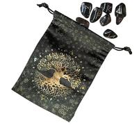 Rrlihjgu Sac à Tarot, Accessoires de Sac de Tarot en Velours, Rangement Ancien Gothique Mignon pour, Lecture, prédiction, Maquillage, Bijoux et Halloween
