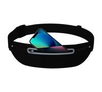 Rrlihjgu Sac banane imperméable pour téléphone de randonnée, sac multifonctionnel de ceinture, accessoires pour activités telles que le cyclisme, les voyages et l'escalade, Noir , Consulte la