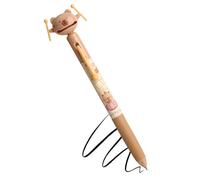 Rrlihjgu Stylos à encre gel rétractables Capybara Encre noire Pointe fine Accessoires de bureau Séchage rapide Fournitures scolaires amusantes Fournitures de bureau pour garçons filles
