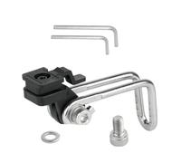 Rrlihjgu Support de lumière de fourche avant pour vélo, support de lumière de fourche de vélo, support de pièce de vélo pour phare avant de vélo - Support de lampe polyvalent pour