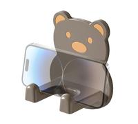 Rrlihjgu Support de sèche-cheveux pour salle de bain, étagère de rangement pour sèche-cheveux, Hug Bear, support adhésif pour sèche-cheveux