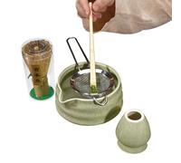 Rrlihjgu Support pour fouet à matcha, ustensiles de cuisine et gadgets,Ensemble Matcha authentique 5 pièces | Ensemble de fouet à matcha professionnel, kit de matcha pour les amateurs de matcha, les