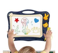 Rrlihjgu Tableau à dessin magnétique pour - Doodle Board pour , Erasyable dessin écrit peinture avec timbres, apprentissage de jouets éducatifs pour garçons et filles