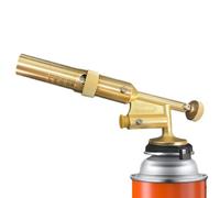 Rrlihjgu Tête de torche pour la canette, tête de briquet de torche de soudage, métal Handy Head Torch Portable pour soudure, le démarreur de feu de camp au propane s'adapte au cylindre