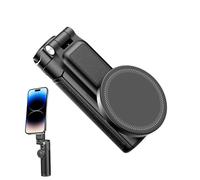 Rrlihjgu Trépied magnétique | Support magnétique pour téléphone portable - Télescopique à 5 sections réglable et pliable portable pour la création de contenus, le vlogging et le sport