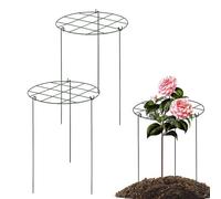 Rrlihjgu Tuteur pour d'intérieur - Tuteur métallique 3 pièces Petit - Cages et Supports pour tomates UVA Rose Patio Jardin Ferme Famille intérieur