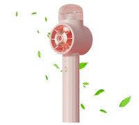 Rrlihjgu Ventilateur à main avec pulvérisation, ventilateur personnel avec nébuliseur, 3 vitesses pour climat chaud d'été, plage, bureau, camping, randonnée