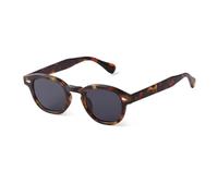 RRNTTTM Lunettes de soleil rondes rétro pour hommes et femmes, verres vintage de luxe pour petits visages (C10 marron violet)