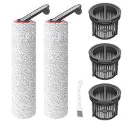 Rrochio Accessoires de rechange pour Dreame H14 Pro, 2 Brosses à Rouleau 3 Filtres HEPA pour Aspirateur Dreame H14, H14 Dual Lave-Vaisseau Accessoire de Remplacement Original