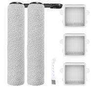 Rrochio Accessoires pour roborock F25, 2 Brosse de Rouleau et 3 Filtre pour Aspirateur roborock F25 LT, F25 RT, F25 ACE, F25 ALT, F25 ACE Combo, F25 Combo Rechange Laveur Sec et Humide de Nettoyage