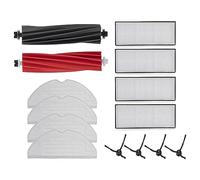Rrochio Kit Accessoires Compatible avec Roborock S5, S5Max, S6, S6 Max et E, Pièces de Rechange avec Brosse Principale,Serpilliere,Filtres,Brosse Latérale,Filtres de Réservoir d'eau