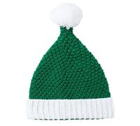 Rrongwn Bonnet de Noël pour chien - Bonnet d'hiver en laine tricotée - Bonnet de Père Noël épais - Bonnet de Père Noël pour adulte - Costume de Père Noël