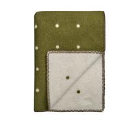 Røros Tweed Couvre-lit/ plaid Pastille 135x200cm mousse verte Lxl 135x200cm
