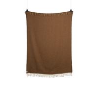Røros Tweed Couvre-lit/ plaid Isak 150x210cm châtaigne Lxl 150x210cm