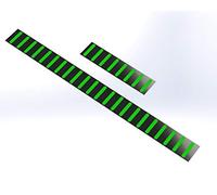 RRP 604565156372 Sticker Proguard-Arrière-Noir/Vert Adulte Unisexe, Taille Unique