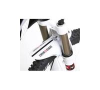 Rrp enduroguard garde-boue blanc large fourche à 120 à 200 mm