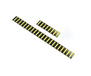 RRP ProGuard Rear Stickers-Yellow Garde Boue Adulte Unisexe, Noir, Taille Unique