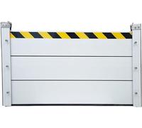 RRrawgff Barrière Contre Les inondations, Protection Polyvalente Contre Les inondations dans Les Rues, réutilisable, adaptée aux garages, sous-sols, Portes d'entrée, allées.（100 * 40cm）