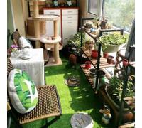 RRrawgff Rouleau de Gazon Artificiel réaliste 2 x 10 m - Tapis de Gazon synthétique de 20 mm d'épaisseur pour Jardin, terrasse, arrière-Cour - Tapis d'aspect Naturel (Tailles 2 x 2 m, 2 x 5 m)