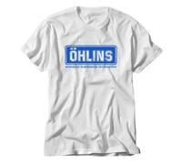 RRRRDXdx333 Ohlins Shock Suspension White T-Shirt