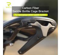 RRSKIT - support de bouteille d'eau en fibre de carbone pour vélo, avec vis, pour système de selle SPECIALIZED SWAT, porte-bouteille de vélo Ti Candy Color