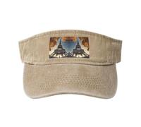 RRSZCC Belle Tour Eiffel Paris Femmes Respirant Protection Solaire Cap pour Golf Tennis Course à Pied Usage Quotidien, naturel, Taille unique
