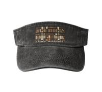 RRSZCC Chapeau de protection solaire respirant pour femme africaine pour golf, tennis, course à pied, usage quotidien, Noir , Taille unique