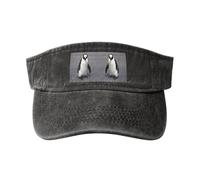 RRSZCC Chapeau de protection solaire respirant pour femme pingouin mignon pour golf, tennis, course à pied, usage quotidien, Noir , Taille unique
