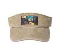 RRSZCC Cool Drums Ensemble de casquette de protection solaire respirante pour femme, pour golf, tennis, course à pied, usage quotidien, naturel, Taille unique