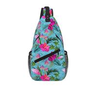 RRSZCC Hello Hawaii Sac de poitrine en bandoulière pour homme et femme Petit sac à bandoulière étanche Mini sac à dos pour la randonnée