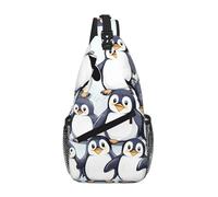RRSZCC Joli sac à bandoulière imperméable pour homme et femme avec motif pingouins