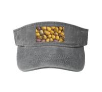 RRSZCC Many Potatoes Casquette de protection solaire respirante pour femme Pour golf, tennis, course à pied, usage quotidien, gris, Taille unique