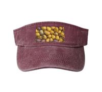 RRSZCC Many Potatoes Casquette de protection solaire respirante pour femme Pour golf, tennis, course à pied, usage quotidien, Rouge, Taille unique
