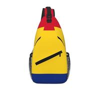 RRSZCC Mini sac à bandoulière imperméable pour homme et femme Motif drapeau de la Roumanie